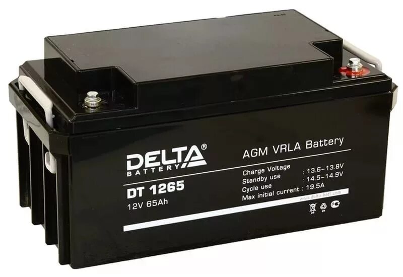 Vrla battery. Батарея аккумуляторная Delta DT 1265. Delta DT 1265 (12в/65ач). Delta DT 1265 (12v / 65ah). Delta DT 12 V 65 Ah.