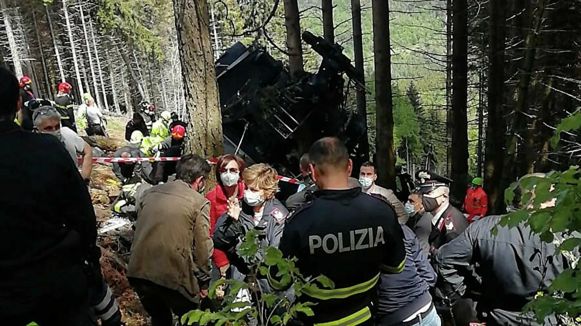 Трагедия на канатной дороге в Италии. Фуникулер в Италии. Катастрофа на канатной дороге на горе Моттароне.