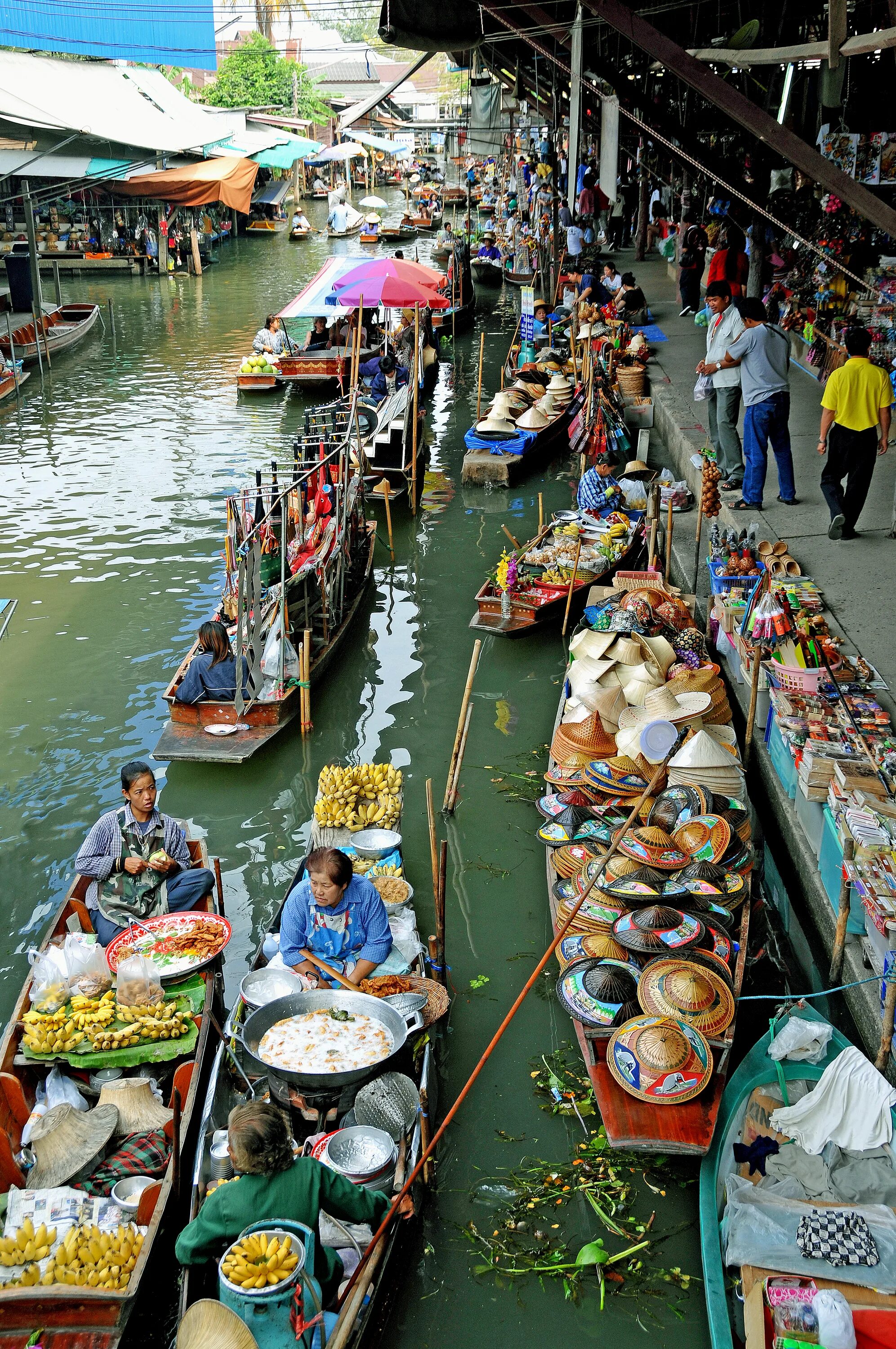 Плавучий рынок Дамноен Садуак. Дамноен Садуак Бангкок. Плавучий рынок в Бангкоке. Плавучий рынок в Тайланде.
