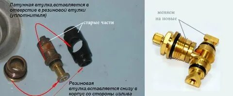 Переключатель смесителя видима