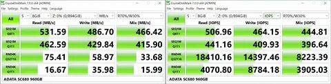 Crystal disk ssd