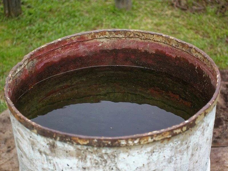 Чтобы вода в бочке не цвела