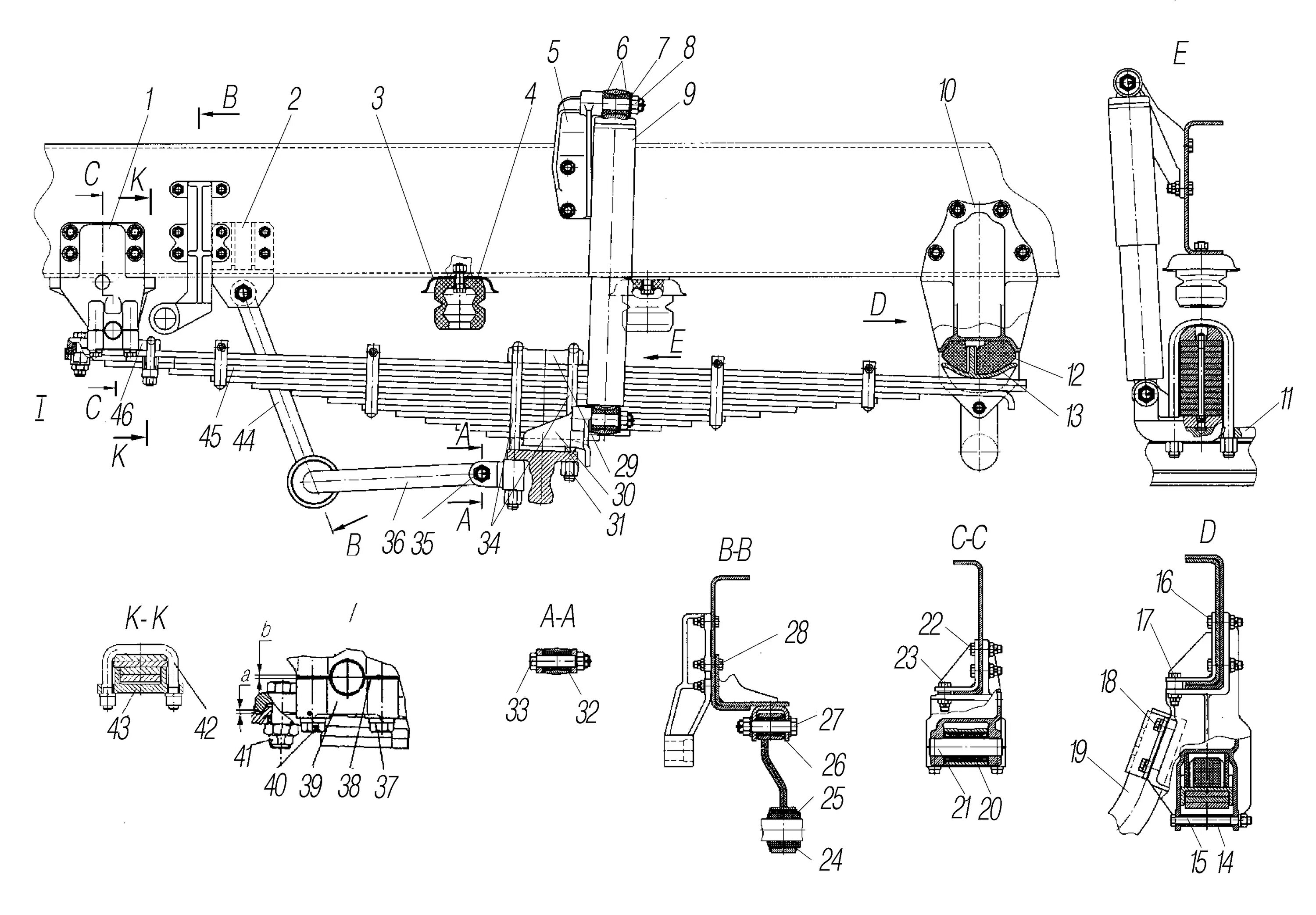передние амортизаторы урал 4320. передняя рессора урал 4320 схема. балансир задней подвески урал 4320. ходовая часть автомобиля урал 4320. амортизатор урал 4320 передний чертеж.