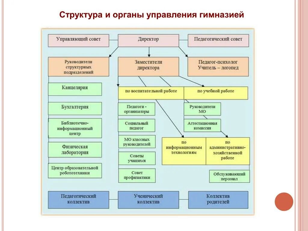 Схема управления гимназией. Организационная структура гимназии. Структура гимназии схема. Структура организации гимназии. Назовите орган управления или структурное