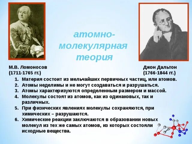 Атомная молекулярная химия. Молекулярное учение. Атомно-молекулярное учение. Основоположник атомно-молекулярного учения. Атомно-молекулярное учение в химии.