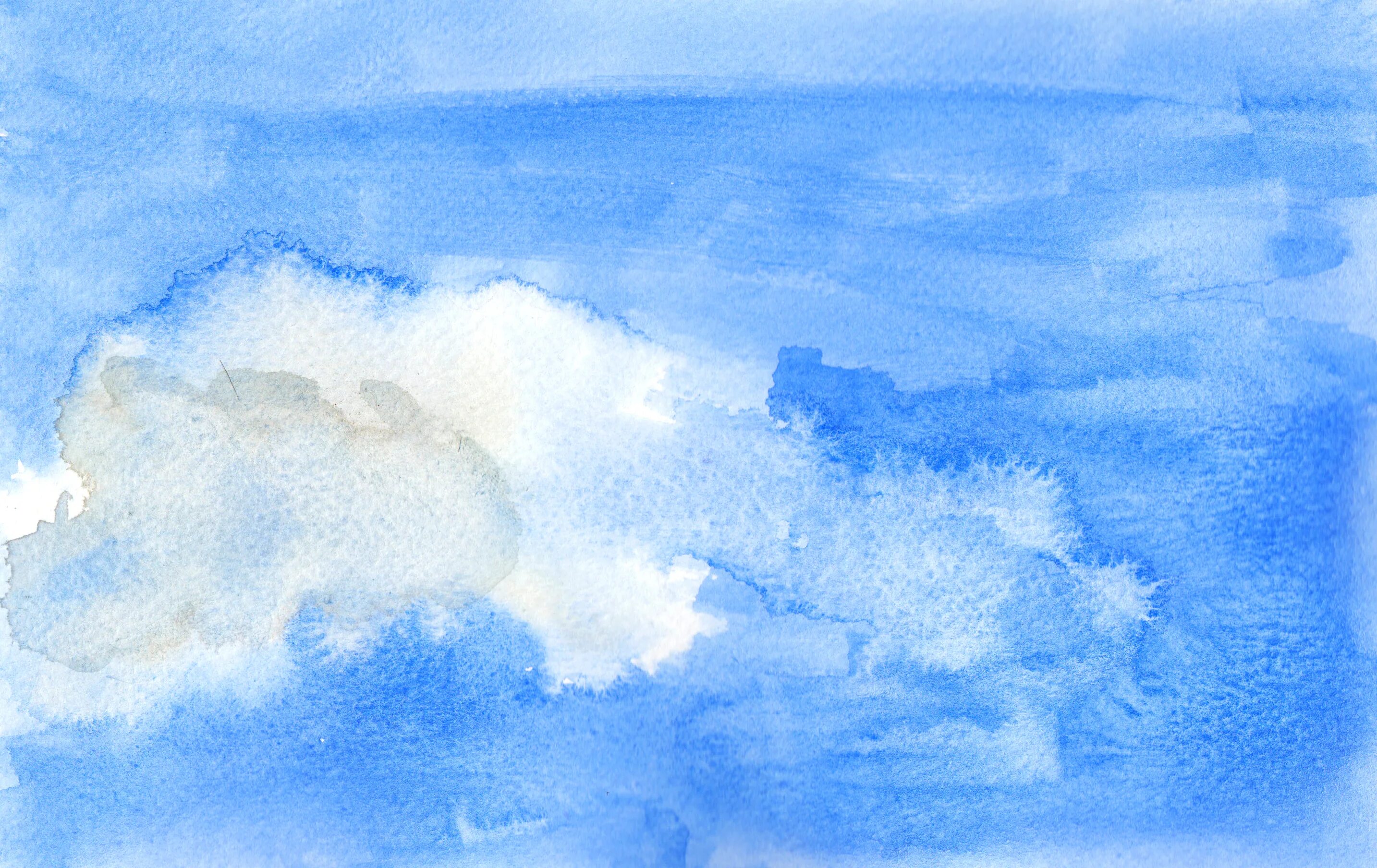 Изо 2 класс небо. Небо акварель. Голубые облака акварель. Рисование Весеннее небо. Облака акварелью.