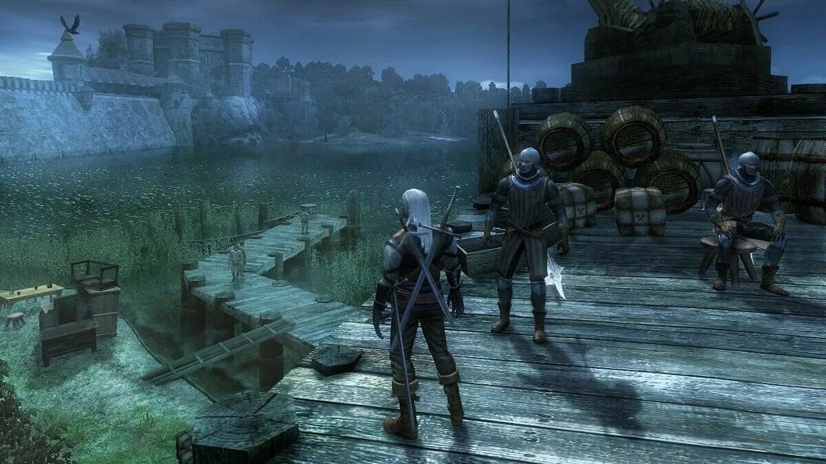 Ведьмак 1 выход игры. Ведьмак игра. the witcher 1 игра. the witcher 1 rise of the white wolf. ведьмак 1 2007.
