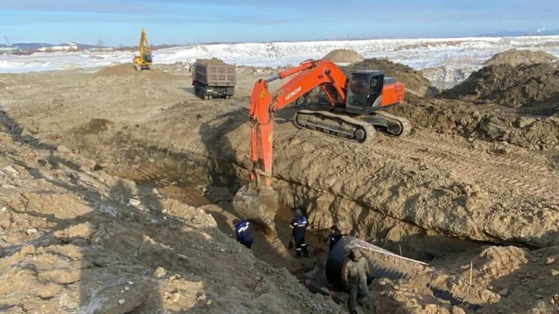 Дамба Комсомольск на Амуре. Поселок старт Комсомольск на Амуре. Стройка. Строительство гидротехнических сооружений. 650 миллионов