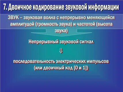 Бинарный звук