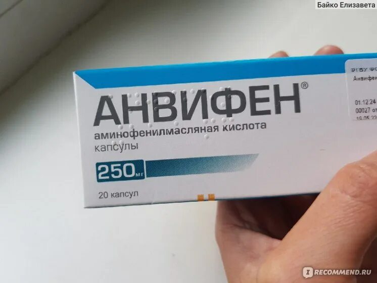 Купить анвифен 250