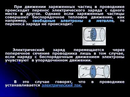 Движение положительно заряженных частиц