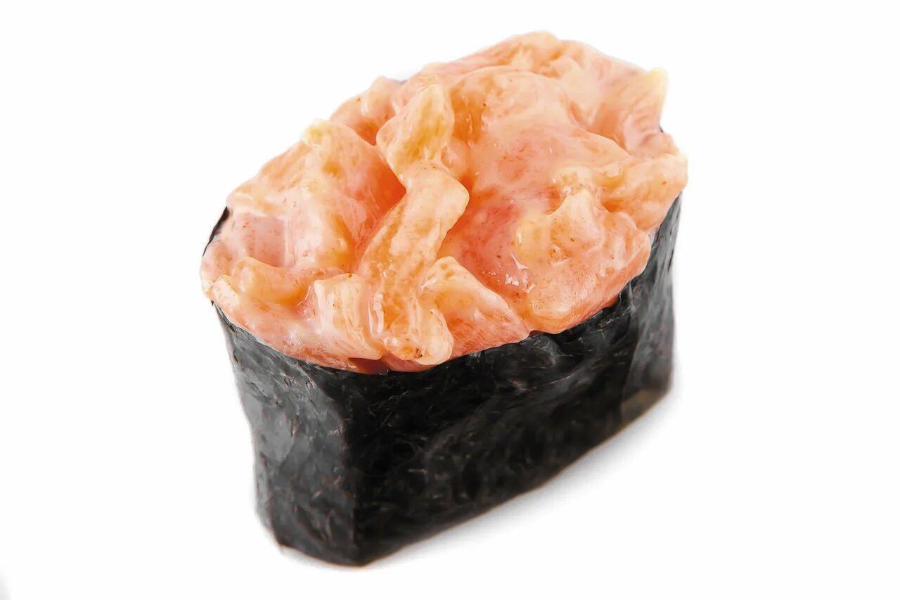 гункан спайси лосось. суши гункан спайси. ролл спайси лосось. гунканы спайси лососем. ролл спайси лосось.