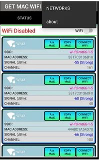 Wifi mac address