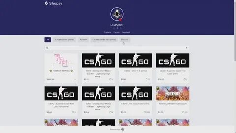 Account shop
