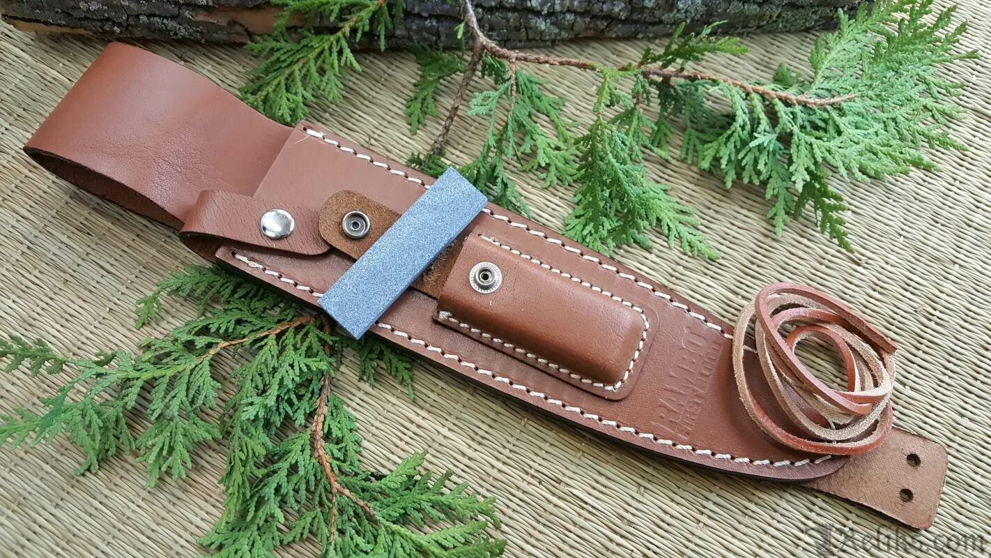 Как сделать чехол для ножа. Survival knife sheath leather. чехол для ножа.