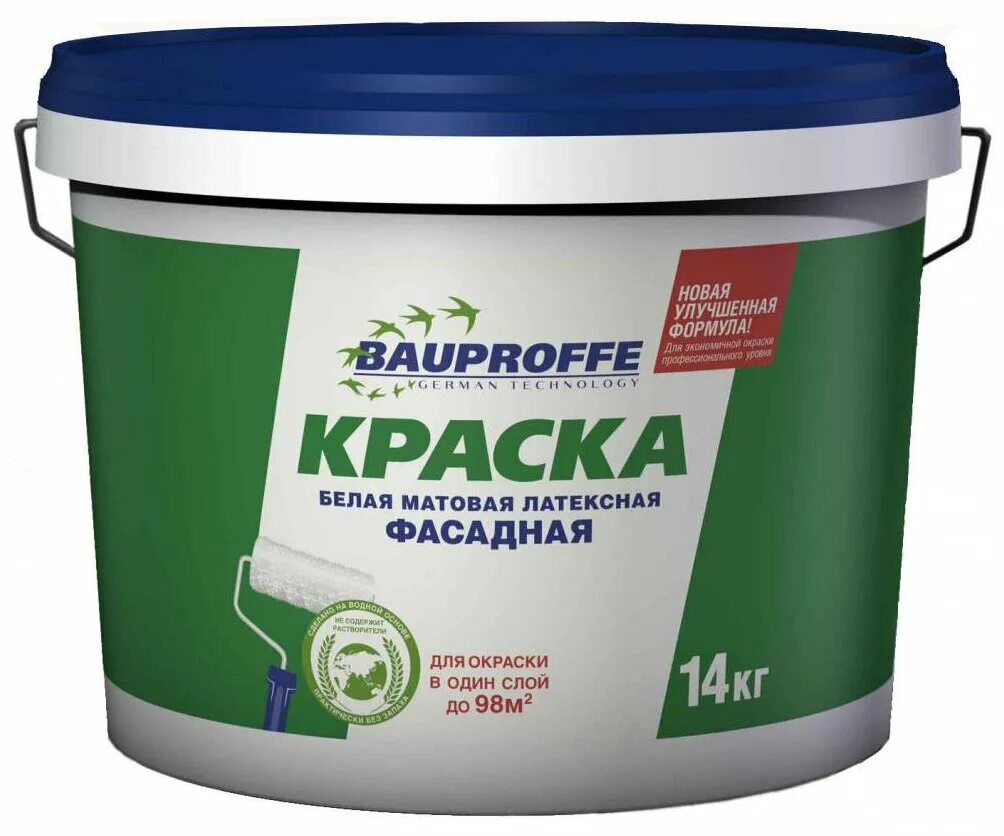 Краска фасадная латексная белая 14кг. Краска фасадная BAUPROFFE. Краска латексная фасадная белый 14кг л-с. Краска фасадная латексная акриловая матовая белоснежная, 14кг Лакра. Латексная краска купить