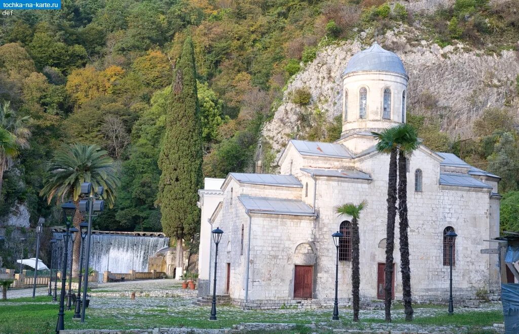Новый афон симон. Храм Святого Кананита Абхазия.