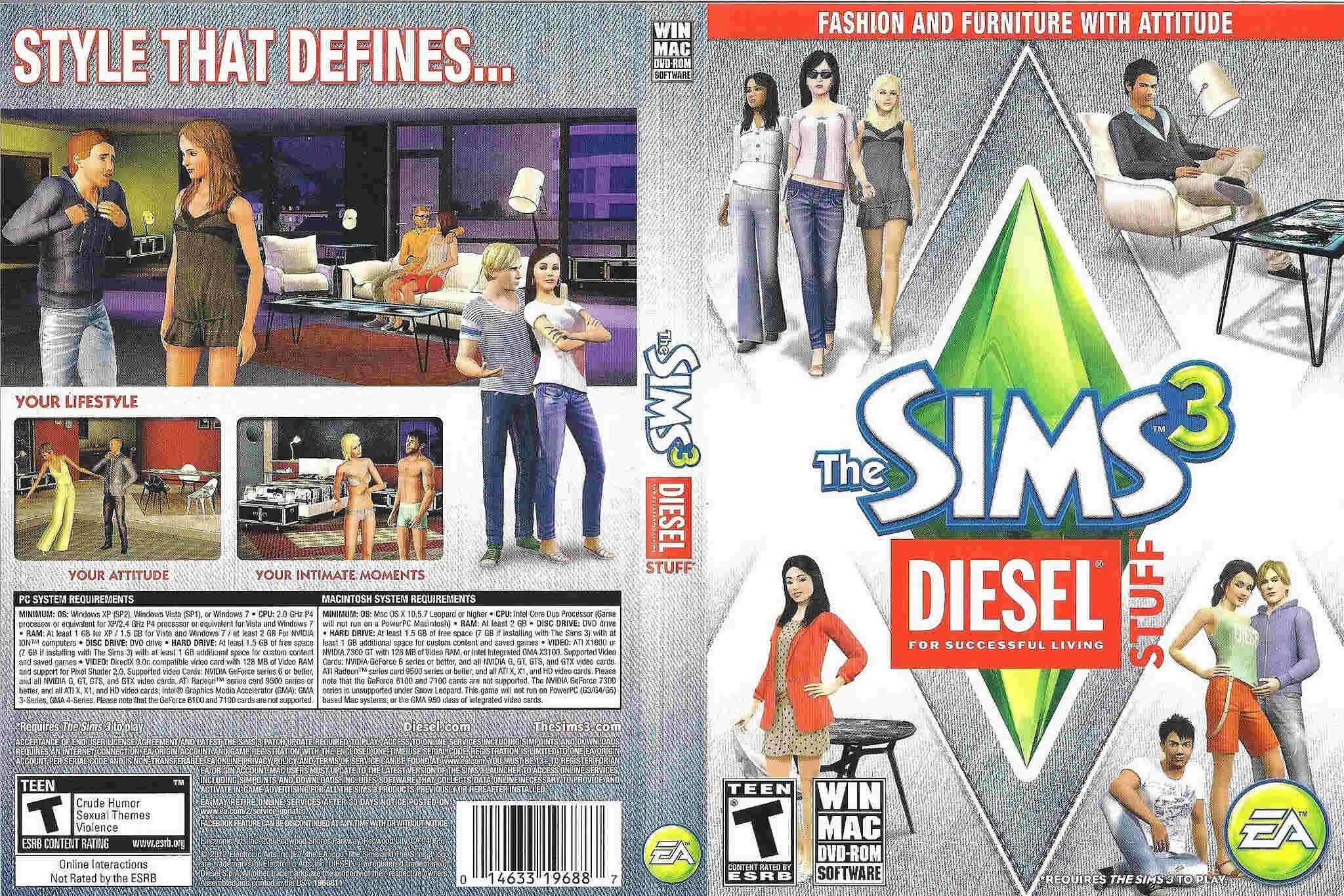 Симс долго загружается. The sims 3: diesel. симс 3 diesel. симс 3 каталог diesel. каталог дизель симс 3.