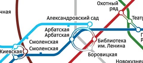 Переход с арбатской на боровицкую