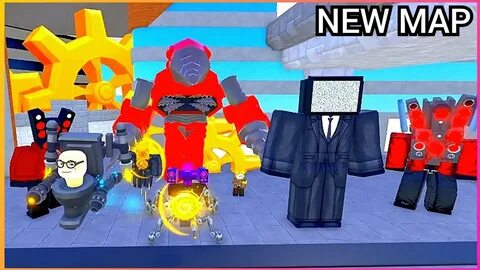 Drill man toilet tower defense