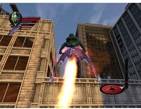Человек паук 2002 игра. Игра spider man the movie. spider man 2002 movie. spider man the movie гоблин.