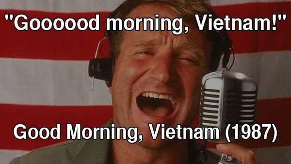 Good morning vietnam будильник люцифер. Доброе утро Вьетнам. Гуд Монинг Вьетнам Мем. Доброе утро Вьетнам мемы. Доброе утро Вьетнам Люцифер.