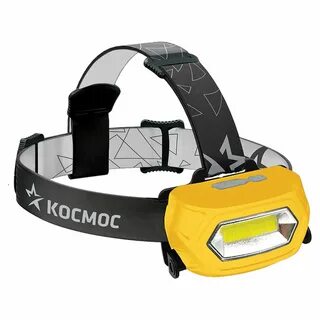 Фонарь налобный аккумуляторный космос