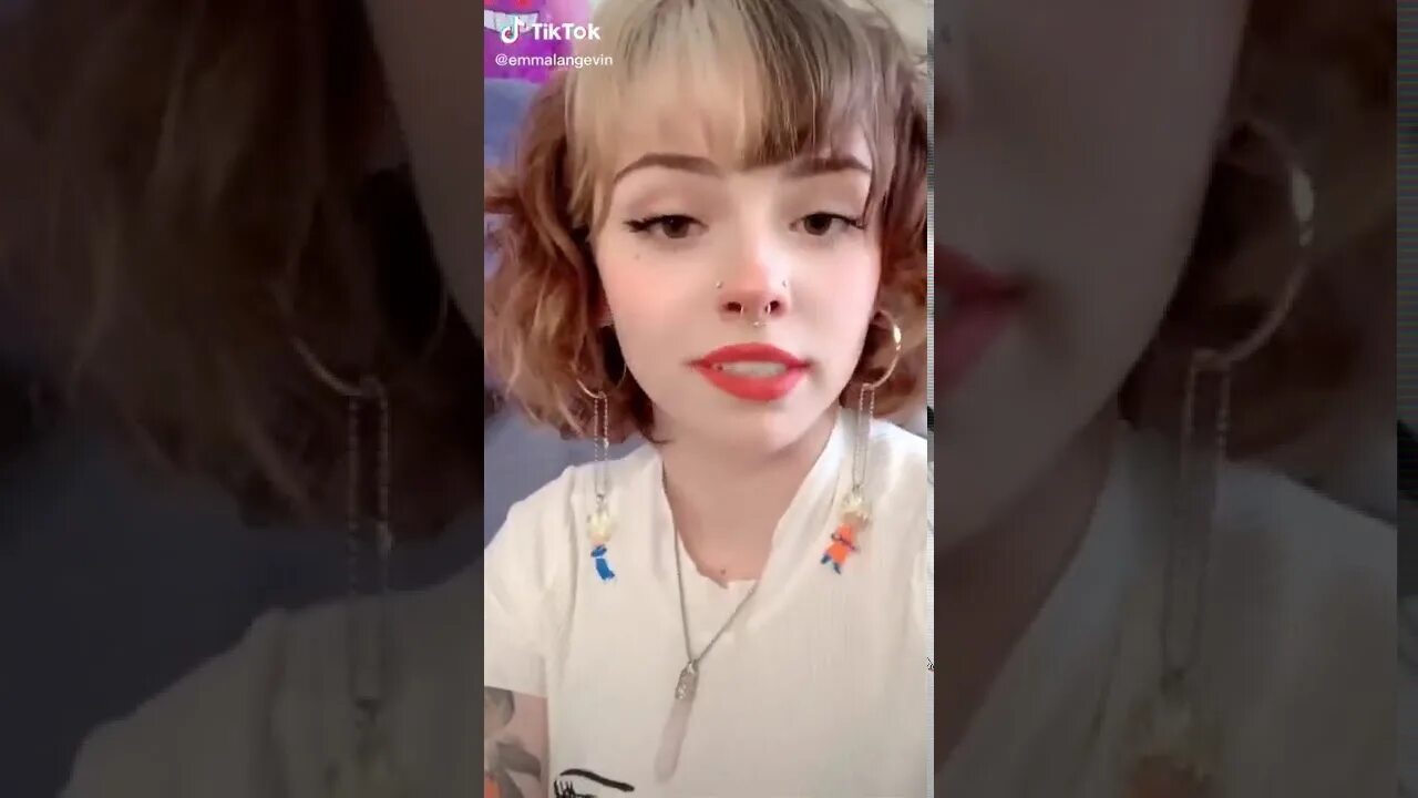 Emma without. Эмма ланжевен. emma langevin tik tok. emma langevin blood. emma langevin без макияжа.