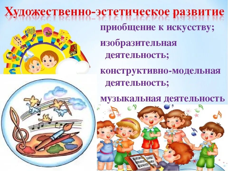 Художественно эстетическое развитие детей 3 4 лет