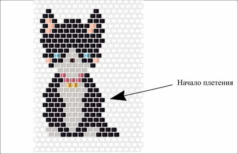 Фигурки для начинающих. Котик из бисера параллельное плетение схема. Как сплести из бисера кошку для начинающих схема. Кирпичное плетение из бисера схемы для начинающих пошагово. Схемы для бисероплетения для начинающих котик.