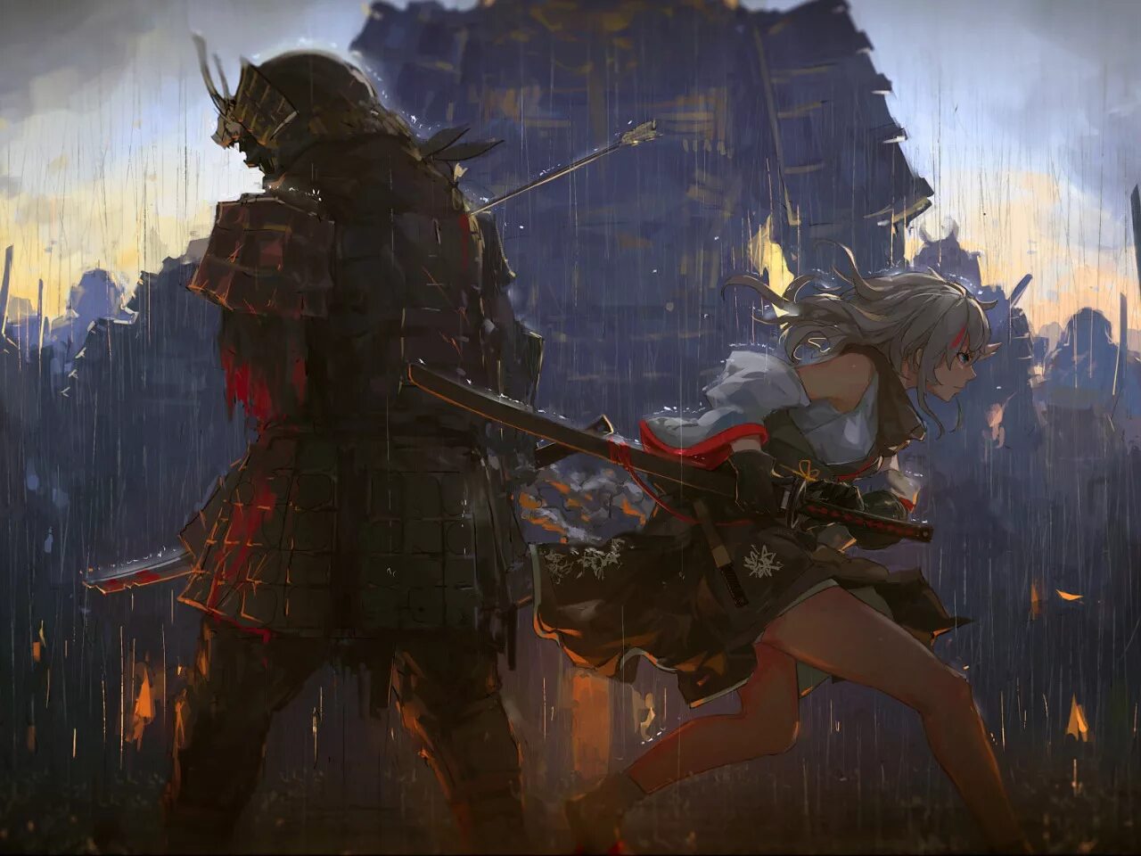Epic samurai s. Катана девушка. Аниме тян 4к. Самурай 1080x1920 в высоком качестве. Аниме бой раб.