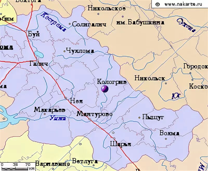 Кологрив на карте Костромской области. Мантурово Костромская область на карте России. Карта Кологрива Костромской обл. Г.Кологрив Костромская область на карте.