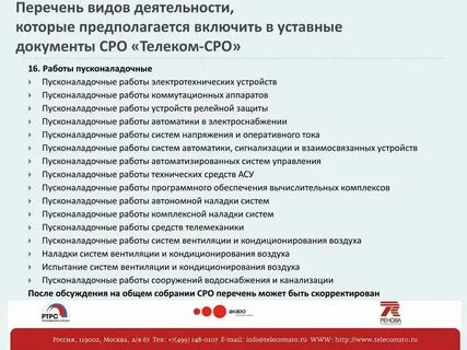 Перечень ври