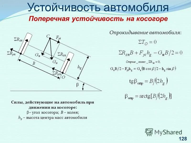 Более устойчив против опрокидывания на повороте грузовой автомобиль. Устойчивость транспортного средства. Центробежная сила автомобиля. Более устойчив от опрокидывания на повороте легковой автомобиль. Центробежная сила автомобиля.