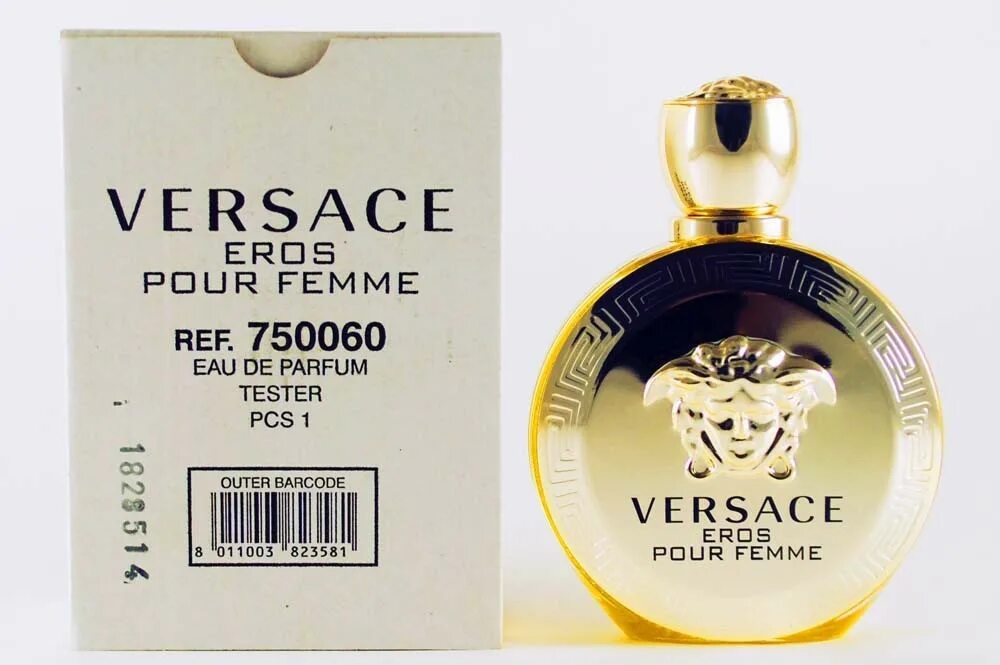 Eros pour homme. Versace Eros pour femme тестер. Духи Versace Eros pour femme. Versace Eros pour femme (жен) EDP 100 мл (тестер). Versace Eros женская тестер 100 ml.