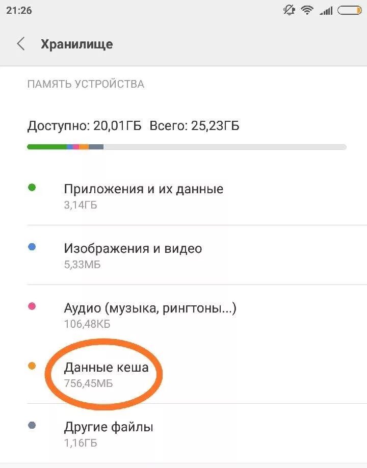 Как почистить кэш на редми