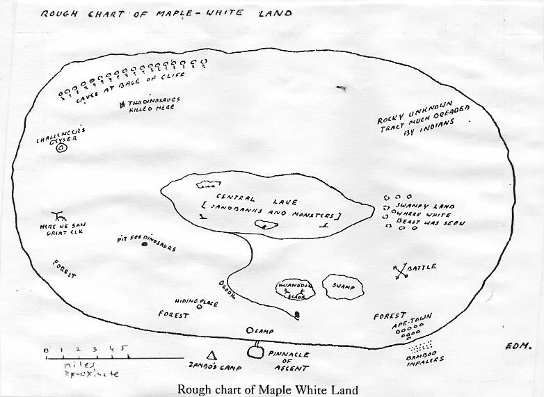 Карта земли Мепл Уайта. Страна Мепл Уайта. Схему затерянного моря