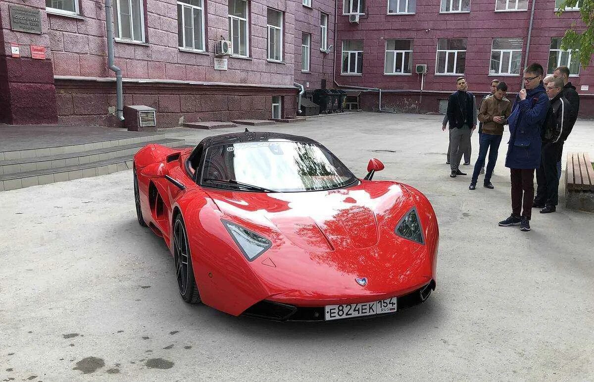 Marussia электрокар. Спорткар в Новосибирске. Тачки новосибирск