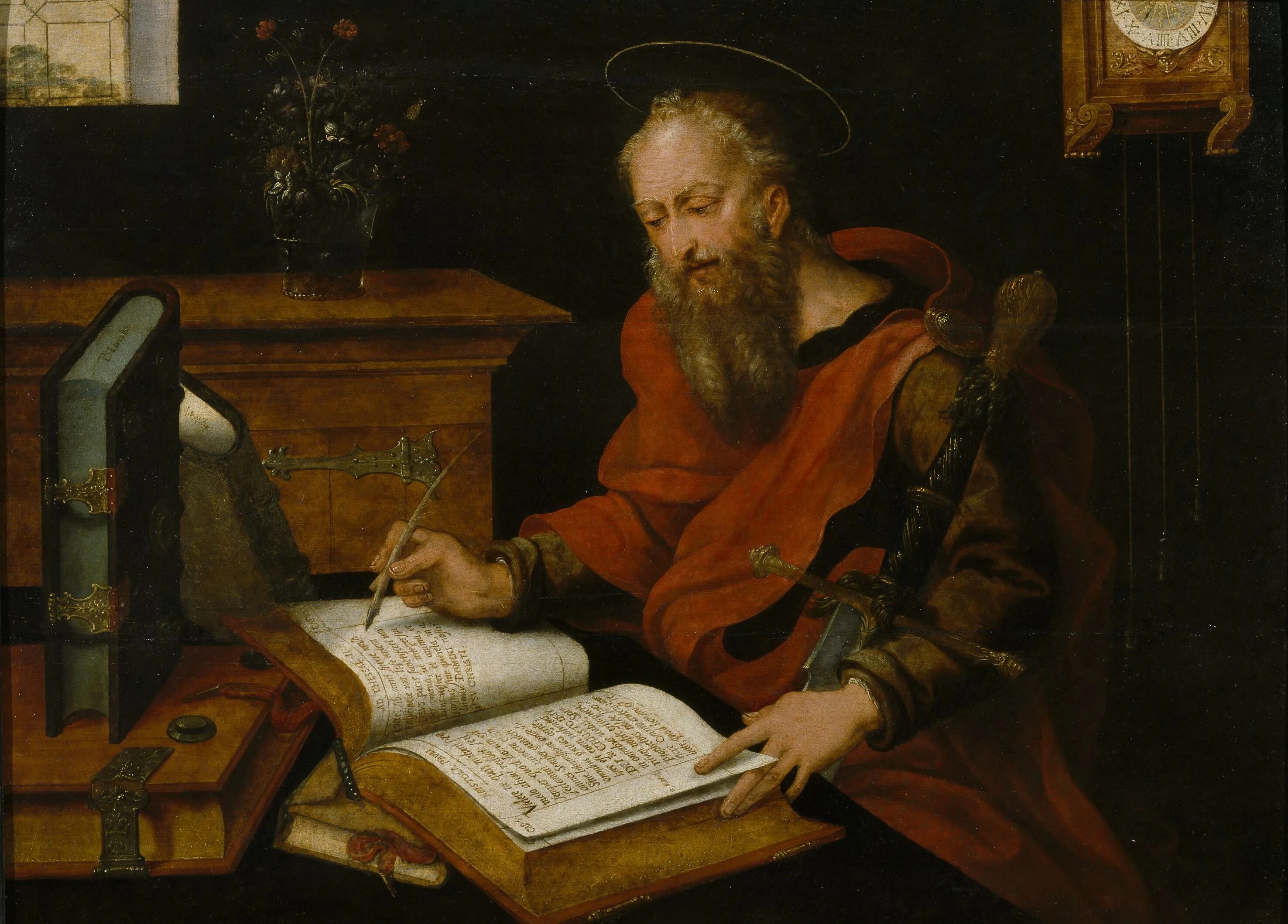 Saint Paul writing. Апостол в очках. Апостол Медиа.