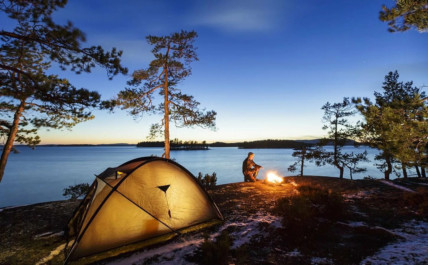 Camping pictures. Палатка рыбака.