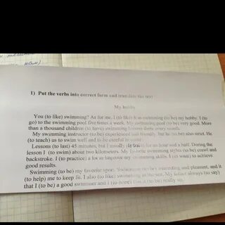 Translate the verbs into russian