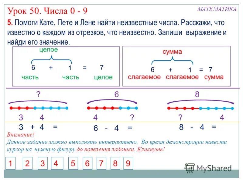 Число 0 в математике 4. Схема целое и части. Схема задачи на нахождение целого. Задачи схемы на часть целое. Схемы задач первый класс.