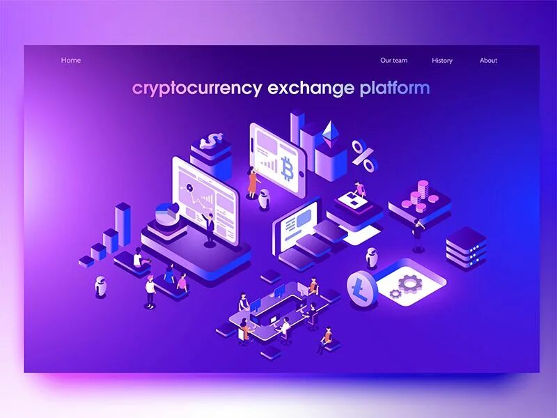 Exchange website. Crypto exchange. крипто дизайн. crypto дизайн. cryptocurrency exchange иллюстрация.