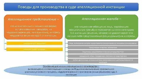Производство в апелляционной инстанции сроки