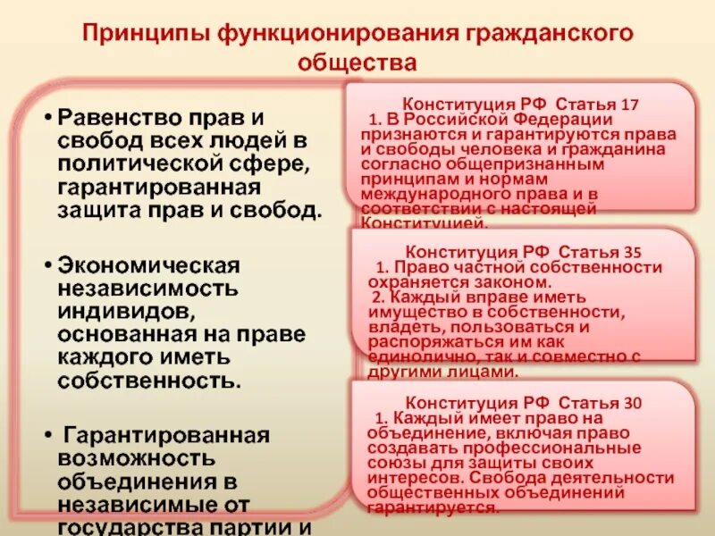 Общество и государство. Гражданское общество в Российской Федерации - презентаци