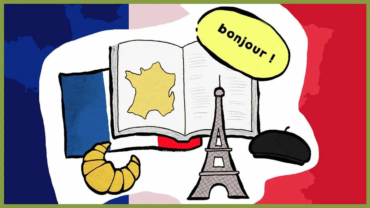 Символ французского языка. Французский язык иллюстрации. Изучение французского языка. Французский язык в картинках.