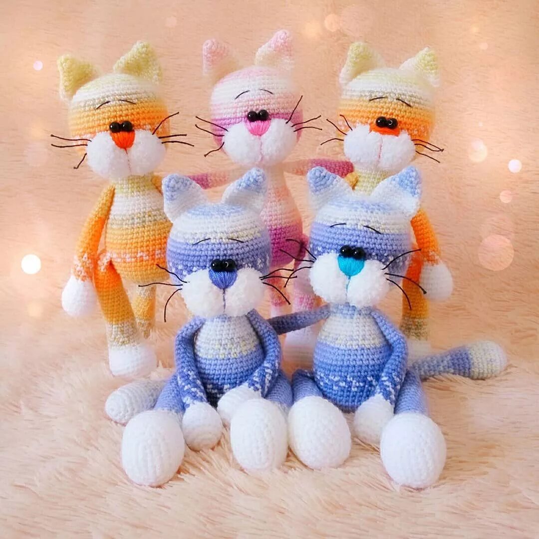 Amigurumi Cats #amigurumi #amigurumicat in 2019 Amigurumi, Crochet patterns amig