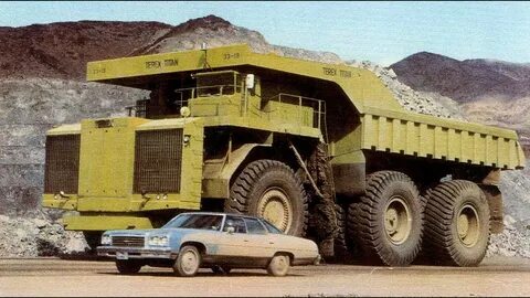 канада, world's largest truck, terex titan world biggest truck, ter...