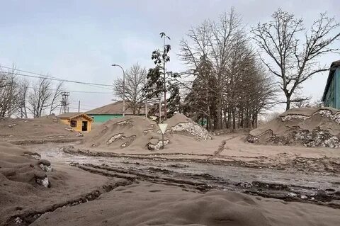 Шивелуч вулкан извержение 2023