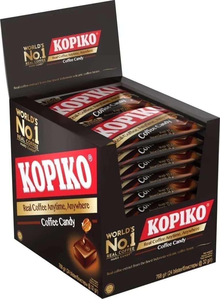 Coffee candy производитель. Леденцы Kopiko Coffee Candy. Леденцы Копико кофе Канди 32. Леденцы Kopiko / Копико coffe Candy со вкусом кофе 24 штуки по 32 г. Копико леденцы 32г блистер.